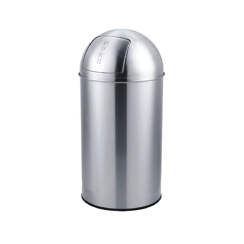 Trash Can Indoor Outdoor Stainless Steel Garbage Can